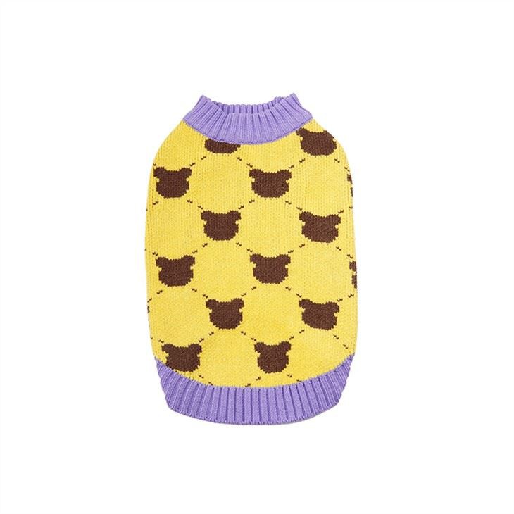 Winter Cartoon Dog Knit Clothes